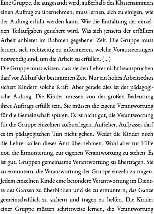 Eine Gruppe, die ausgesandt wird, au erhalb des Klassenzimmers einen Auftrag zu bernehmen, muss lernen, sich zu eini...